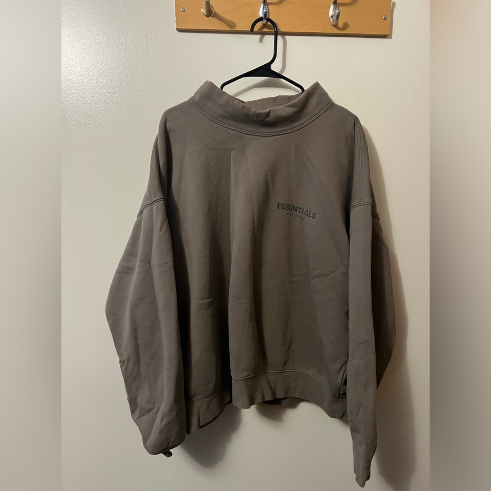 (SOLD) Essentials Mock Neck Sweatshirt